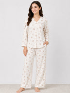 BARBARY V-NECK CO-ORD SET'S SBSVPJ-03