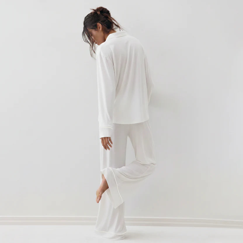 Cloud Pajama Set - White