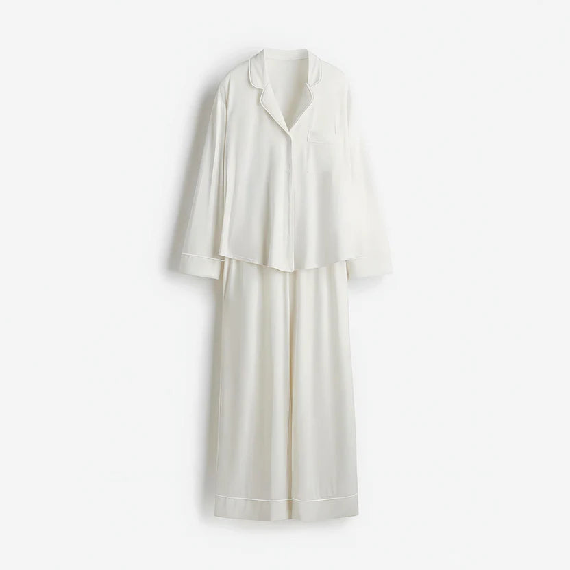 Cloud Pajama Set - White