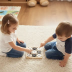 Wooden Tic-Tac-Toe Puzzle Game