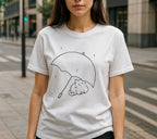 Umbrella Printed Basic Tees