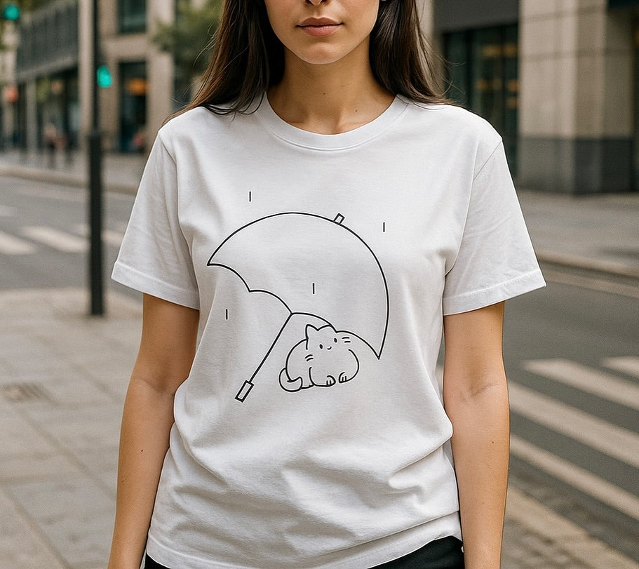 Umbrella Printed Basic Tees