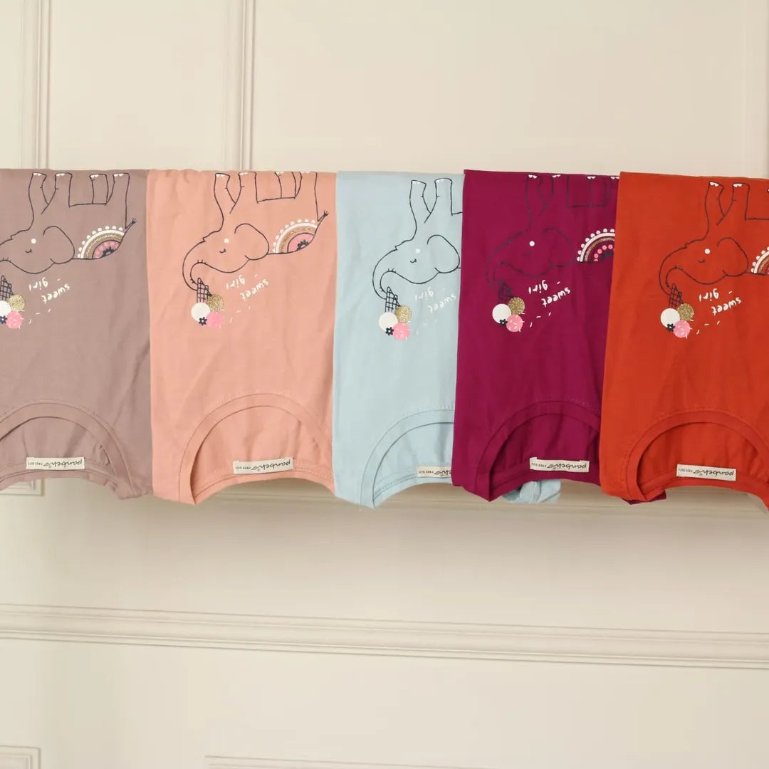 Elephant-Inspired Fashion Printed Basic Tees