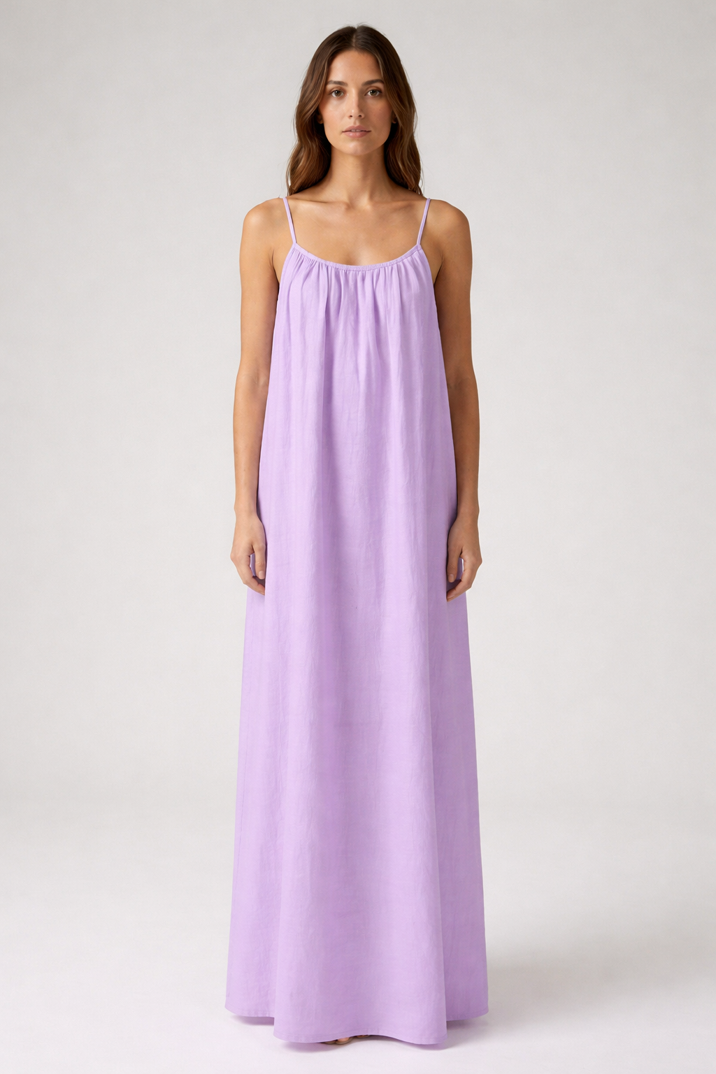 Premium Women's Linen STUNNING BACKLESS MAXI DRESS