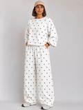 Barbary Fabric Co-ord Set Loose Trouser & Short Tee SBSPJ-02