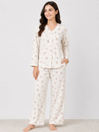 Barbary Fabric Co-ord Set Loose Trouser & Short Tee SBSPJ-03