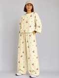 Barbary Fabric Co-ord Set Loose Trouser & Short Tee SBSPJ-06