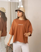 Classical Printed Drop Shoulder Tees