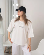 Classical Printed Drop Shoulder Tees