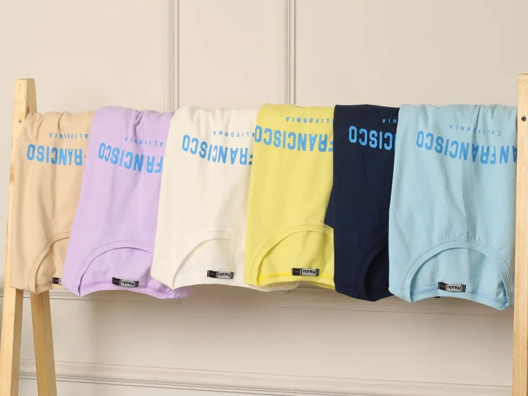 San Francisco Printed Drop Shoulder Tees